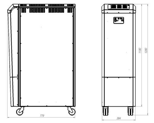 Елєкс Герц-ПРО У 16-3/125 V3.0 Трифазний стабілізатор напруги (83 кВА/125А)
