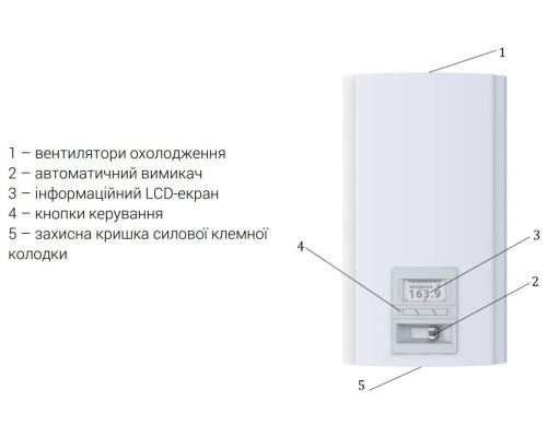 Елєкс Герц У 36-1/125 V3.0 Однофазний стабілізатор напруги (27,5 кВА/125А)