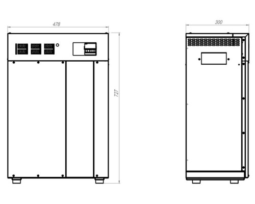 Елєкс Герц У 16-3/25 V3.0 Трифазний стабілізатор напруги (16,5 кВА/25А)
